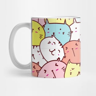 Cats Group Hugs Mug